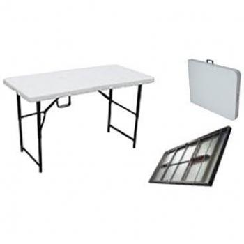 Mueble Mesa Rectangular Plegable 121x61x72 cm wx-f-122