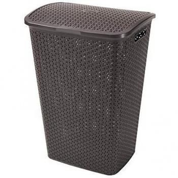 Curver 216581 - Mystile Cesta de ropa, 43x33x60 cm, Chocolate