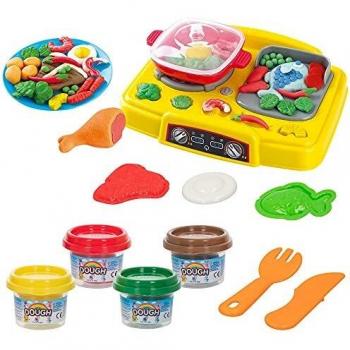 ColorBaby PlayGo 46758 - Juego plastilina Cocina elec 3a+