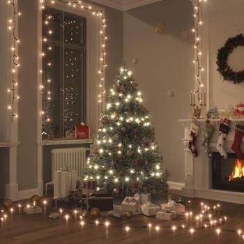 vidaXL Light String with 400 LEDs 40 m 8 Light Effects Warm White
