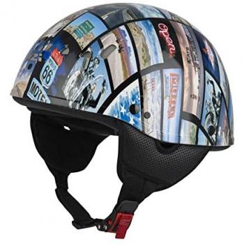 Casco de Moto Patinete Lastmile NZI - Protección y Estilo Garantizados, Tamaño M, Diseño Collage