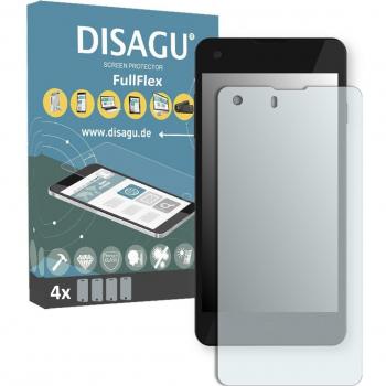 4 Disagu FullFlex protector pantalla para Trekstor WinPhone 4.7 HD protectores de pantalla