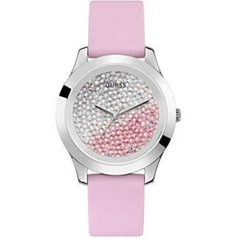 Guess Women's Analogue Quartz Watch with Silicone Strap W1223L1