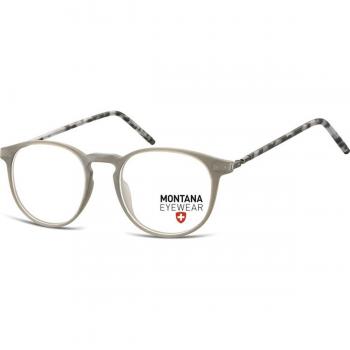 Montana Eyewear MA53 MA53A Armazones para Hombre Grises, Lentes Recetadas 50, Gafas Recetadas para Hombre Grises