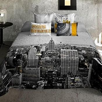 NATURALS Colcha bouti Wall Street Cama 90 cm