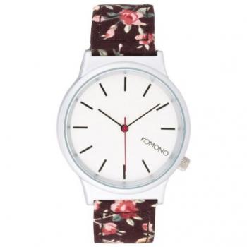 Reloj Komono Wizard Print Rose Berry, tamaño único
