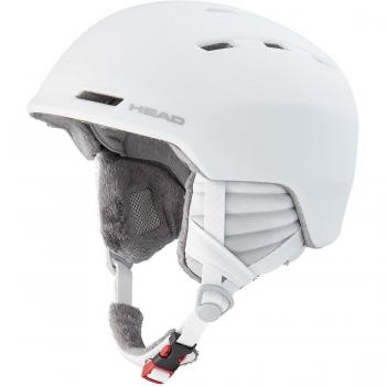 Casco de esquí Valery Head - Esquí alpino, color blanco, diseño ligero y aerodinámico, sistema de ventilación ajustable, forro interior extraíble y lavable, certificación de seguridad para deportes invernales