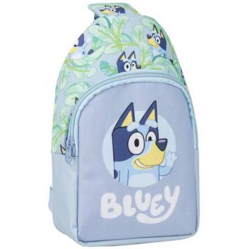 Mochila Infantil Bandolera Azul Bluey 13x23x7 cm