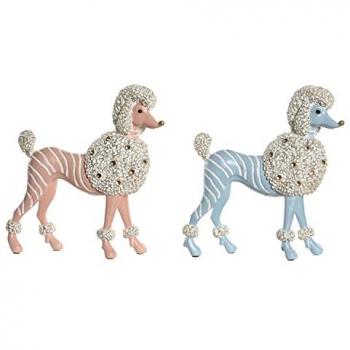Figura Decorativa DKD Home Decor Scandi 25 x 8 x 27,5 cm Azul Rosa (2 Unidades)