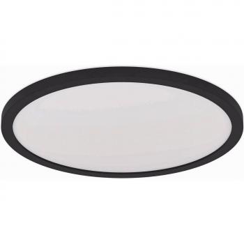 Lámpara de Techo LED Inteligente EGLO Rovito-Z Negra Ø 29,5 cm, 14,6W, 1700lm, Regulable, Control por Voz y App