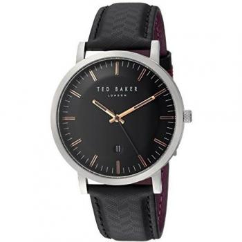 Ted Baker Men's Analog Quartz Watch with Leather Strap TE15193001