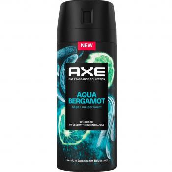 Axe Desodorante Spray Aqua Bergamot 150 ml Fragancia Premium
