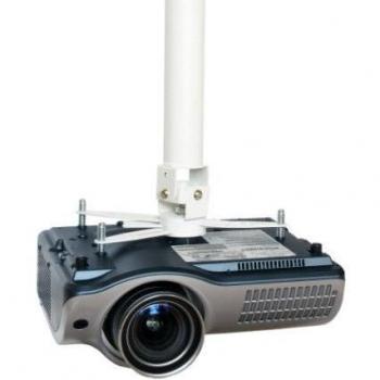 Vision TM-1200 Techmount - Soporte de techo para proyector, Blanco, 1.2 metros