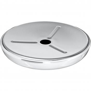 Wenko 21280100 - Jabonera para fijar a la pared, color plateado