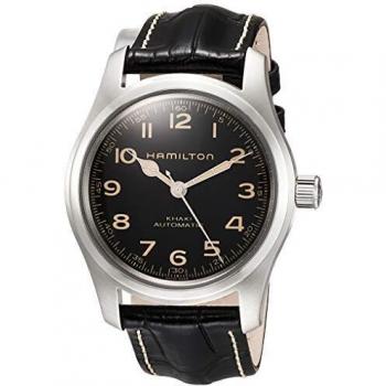 HAMILTON Khaki Field Murph AUTO Men's Watch in Black Leather and Steel H70605731