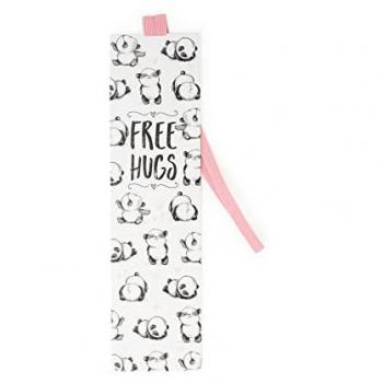 Marcador de Libros Panda Legami con Elástico y Papel Certificado FSC