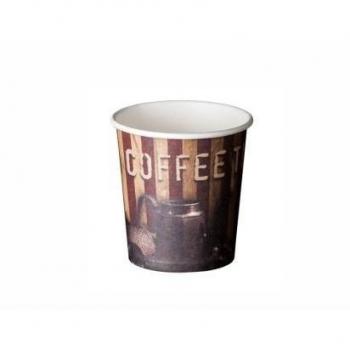 MSU Vasos de Carton Cafe, te, infusiones - Paquete 100 Unidades