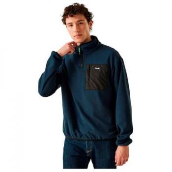 Regatta Men's Frankie Half Zip Fleece Pullover - Navy