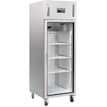 Vitrina Refrigerada Positiva 600L GN 2/1 con Ruedas - Polar