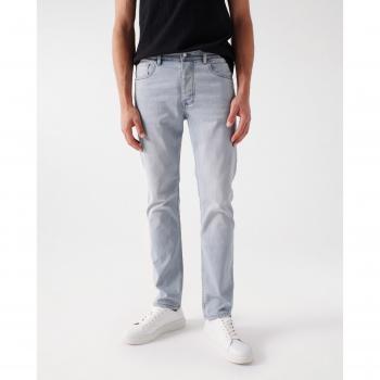 Salsa Jeans - Vaquero de hombre slim azul lavado S-ACTIV