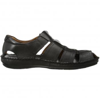 Pikolinos Tarifa Men's Sandals in Black - Flat Velcro Closure, Model 06J-5433