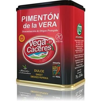 Pimentón de la Vera dulce Lata 75g Ahumado