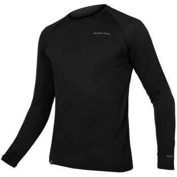 Camiseta interior térmica de manga larga Endura BaaBaa negra tamaño S