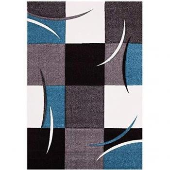 Chic Orange Alfombra Daemon/Modern Azul 120 x 170 cm