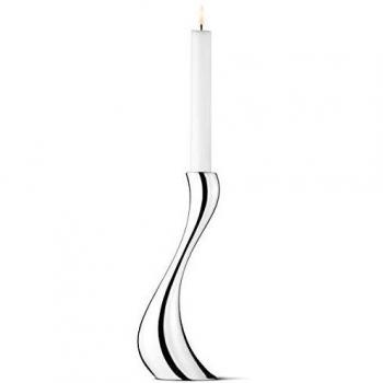 Georg Jensen Candelabro Cobra, Acero Inoxidable Pulido, 24 cm