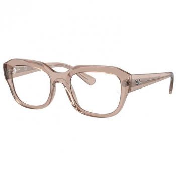 Ray-Ban RX7225 Leonid 8317 Men's Eyeglasses Brown Size 54 (Frame Only) - Blue Light Block Available