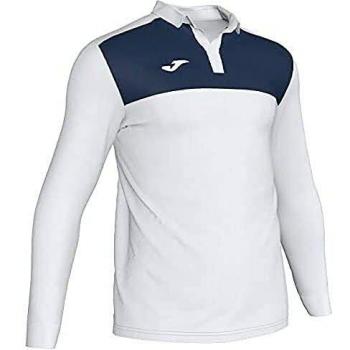 Joma Winner Polos Caballero, Niños, Blanco/Marino, 4XS