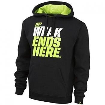 Musclepharm MPSWT450 MUSCLE PHARM PULLOVER HOODY BLACK/LIME GREEN X LARGE - Los Hombres De 450 Pull Over Sudadera Con Capucha - Negro / Verde Lima, X-Large