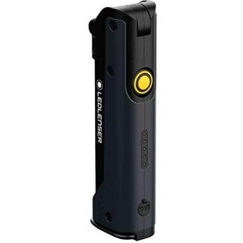 Lámpara de Inspección LED Recargable Ledlenser iW5R Flex, 250-600 Lúmenes, Ultra Compacta, IP52, Modo Flood-Spot, Cabeza Ajustable, Soporte Magnético