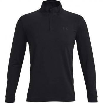 Under Armour Men's Playoff 2.0 1/4 Zip Black Warmup Top - Medium