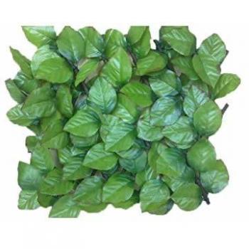 Rodillo de seto artificial JET7GARDEN 1.50x3m - verde suave - hojas de rosa