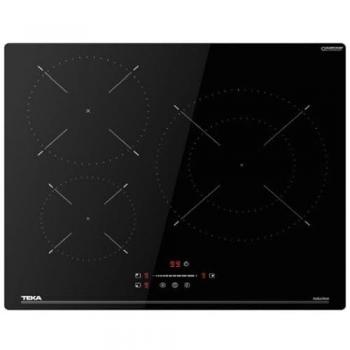 Placa de Inducción Teka IBC 63110 SSM BK, 60 cm, 3 Zonas de Cocción, Touch Control MonoSlider, Vidrio Cerámico Negro