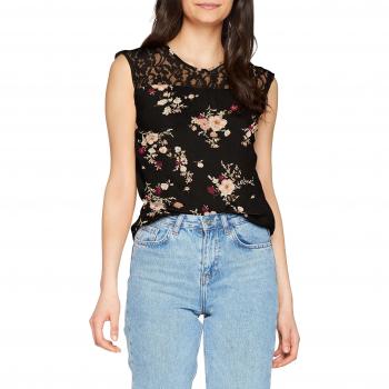 ONLY NOS NOS Onlkarmen S/l Top AOP Wvn Noos, Camiseta sin Mangas para Mujer, Multicolor
