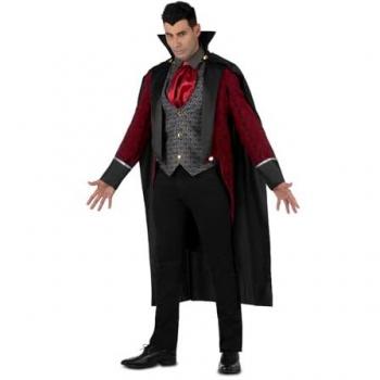 Disfraz de Rey Vampiro Burdeos Oscuro para Hombre