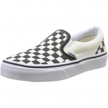 Zapatilla Niñ@ Vans Checkerboard Slip On Blanco Negro