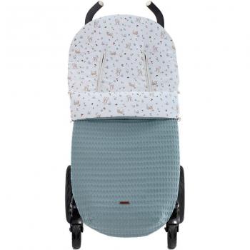Saco silla entretiempo Bambi de Uzturre - Saco de invierno para silla, diseño Bambi, material resistente al agua, forro interior suave, adecuado para temperaturas frías, fácil de colocar y quitar, compatible con la mayoría