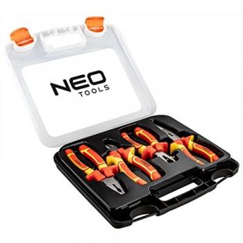 Juego de Alicates Aislados 1000V NEO TOOLS, 4 Piezas