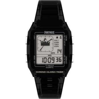 Timex LCA x Fortnite Men's Black Watch 35mm - One Size