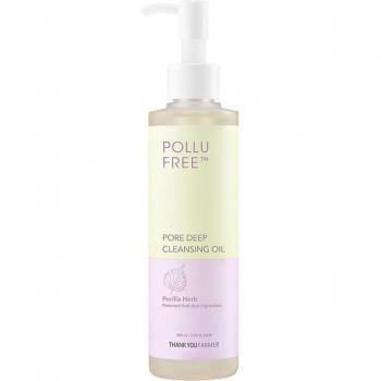 Thank You Farmer Pollufree Pore Deep Cleansing Oil - Blackhead Cleanser, Lightweight Korean Oil Cleanser for All Skin Types, 200ml