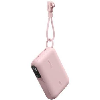 Batería Externa Belkin BOOST CHARGE 10000 mAh Rosa con Power Delivery y 20W