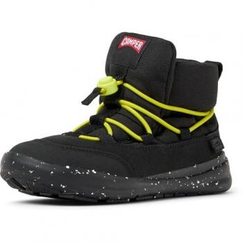 CAMPER Ergo Black Ankle Boots for Girls - Size 26 - Cotton Fabric