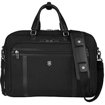 Maletín Profesional para Laptop de 15 Victorinox Werks en CORDURA® - Negro, Resistente al Agua y Duradero