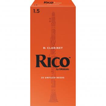 Rico 1.5 Strength Reeds for Bb Clarinet