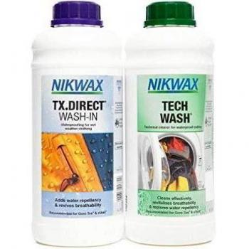 Nikwax Twin TECH lavado TX directo 1 Litros Cleaning talla única Clear