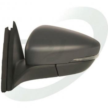 Retrovisor exterior SPJ E-3601 - Espejo retrovisor de diseño aerodinámico, ajuste manual, con carcasa resistente a impactos, cristal convexo para mayor visibilidad y fácil instalación