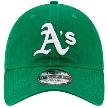 New Era 9Twenty Classic Green Strapback Cap - Oakland Athletics Men's Size One Size